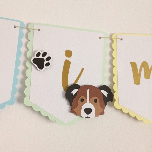 Producto - Banderín 3D Perritos