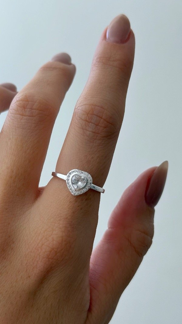 Producto - Anillo Miss Corazón cubic borde 17mm P925