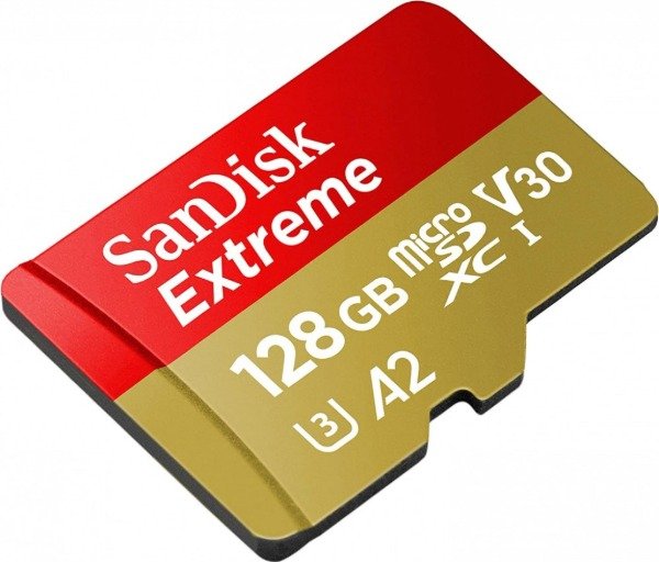 Producto - Memoria Micro Sd 128gb Sandisk Extreme U3 V30 A2 4k 190mb/s