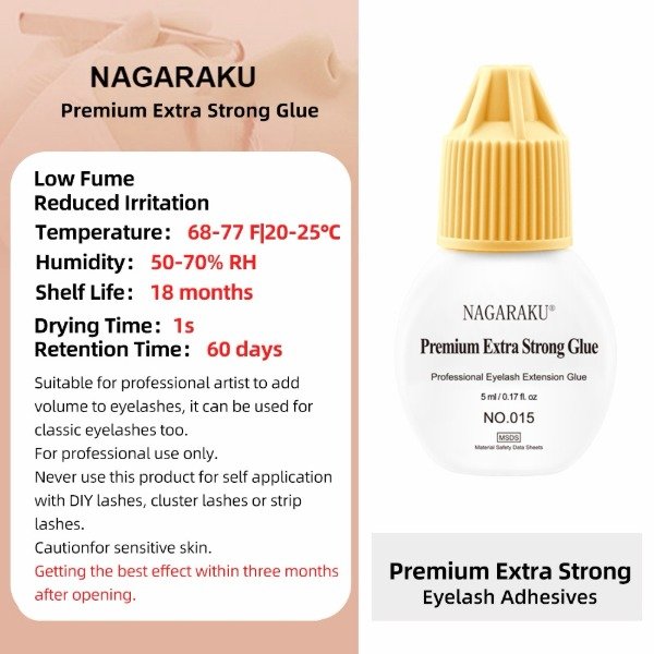 Producto - Adhesivo Nagaraku Premium Extra Strong Glue secado 1s 5ml original