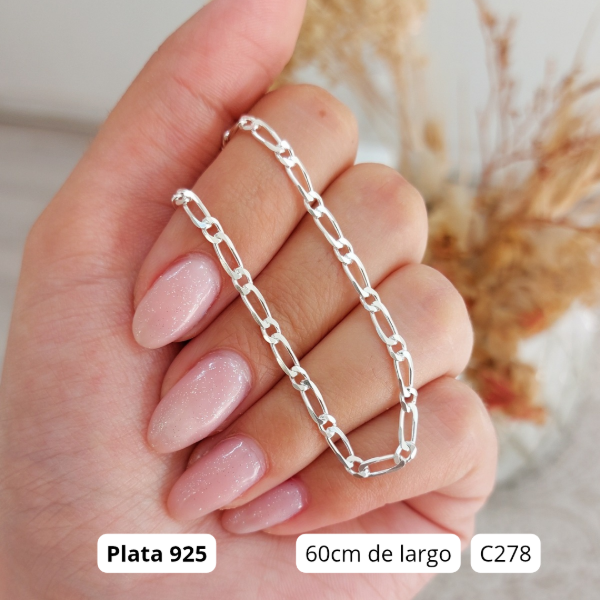 Producto - Cadena Figaro 60cm