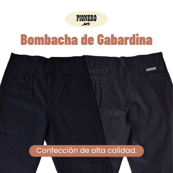 Producto - Bombacha Gabardina Negra Unisex