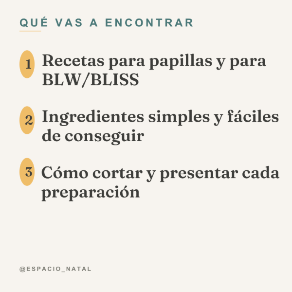 Producto - Recetario - "Primeras comidas para tu bebé" - 1