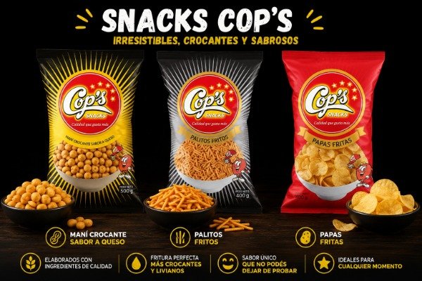 Producto - COMBO SNACK N 5 PAPA+ CASCARON+ MANI (MEDIANO O GRANDE)