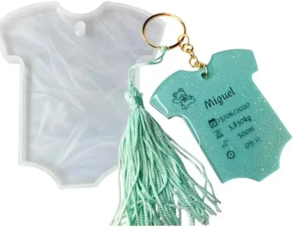 Producto - Molde colgante -llavero body bebe - 1