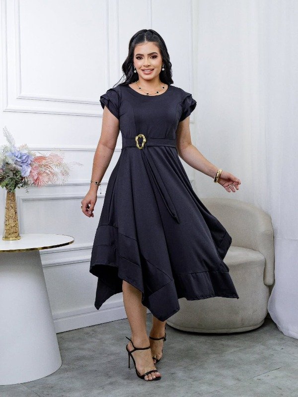 Producto - Vestido con picos importado Negro