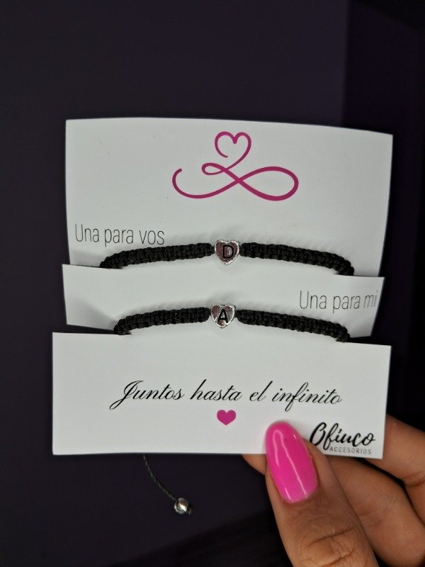 Producto - Pulseras iniciales - corazon P