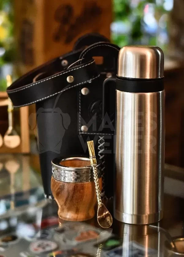 Producto - Combo Premium Completo: Canasta, Imperial de Algarrobo y Termo