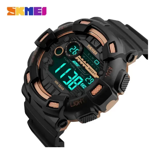 Producto - Reloj pulsera Skmei 1243 negro/dorado