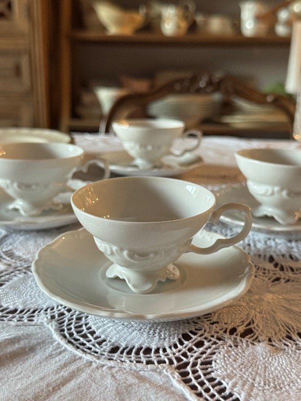 Producto - 4 tácitas de café de porcelana Bavaria Edelstein