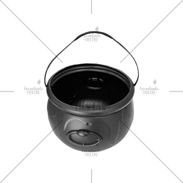 Producto - Caldero Olla Bruja Grande Stasio Plastico x 1u - 2