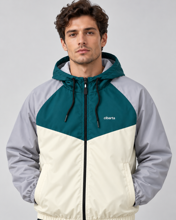 Producto - Rompeviento  Vector  Verde Inglés / Crudo / Gris - 1