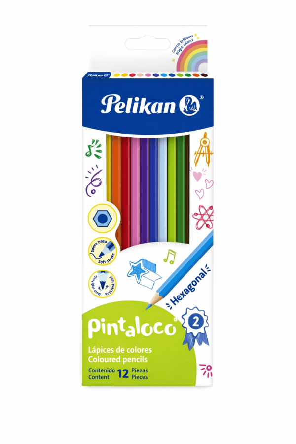 Producto - Lapices de Colores x 12 Pelikan Pintaloco