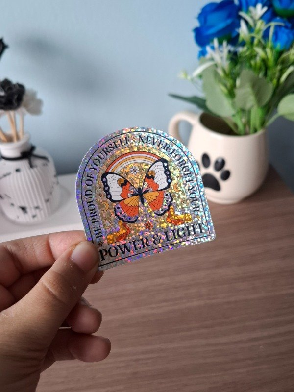 Producto - Stickers brillantes - Colección "Motivacionales" 056 - Be proud of yourself