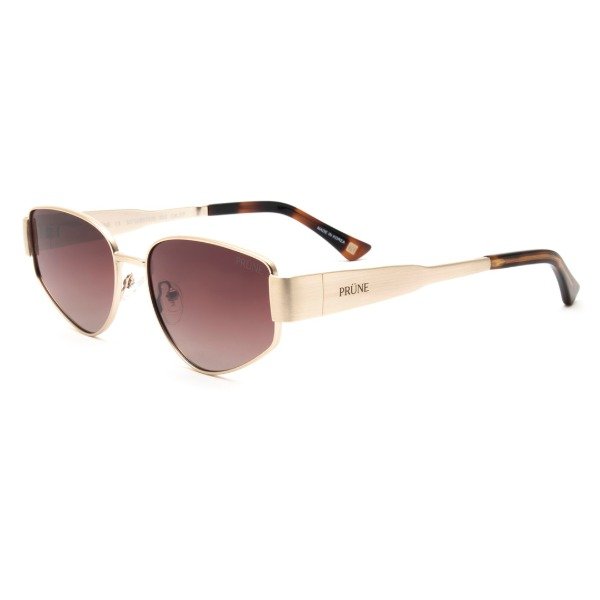 Producto - Prune York Metal Dorado - Cristales Sepia Degradé - 1
