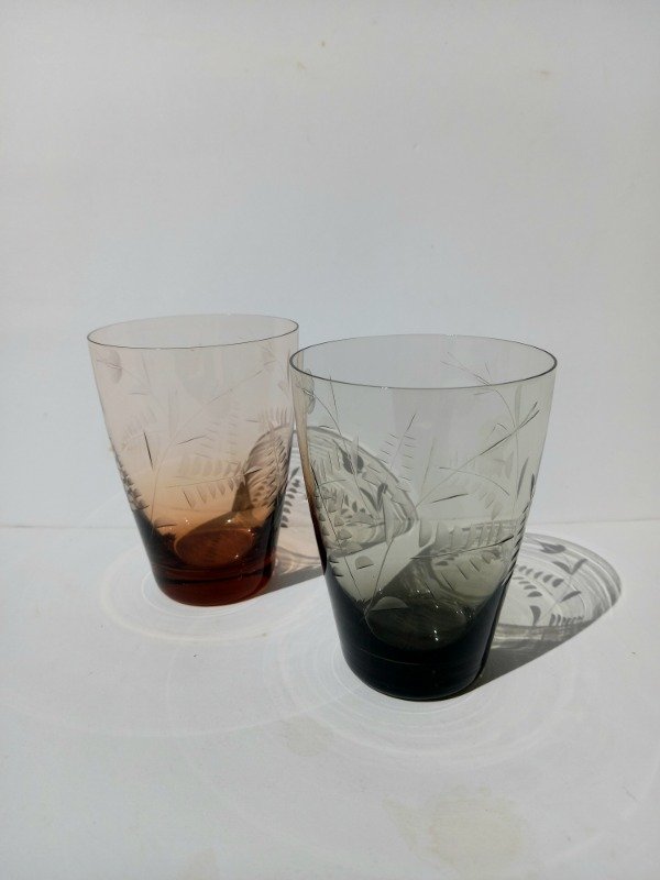 Producto - Vasos de cristal grandes hay 8 precio por unidad