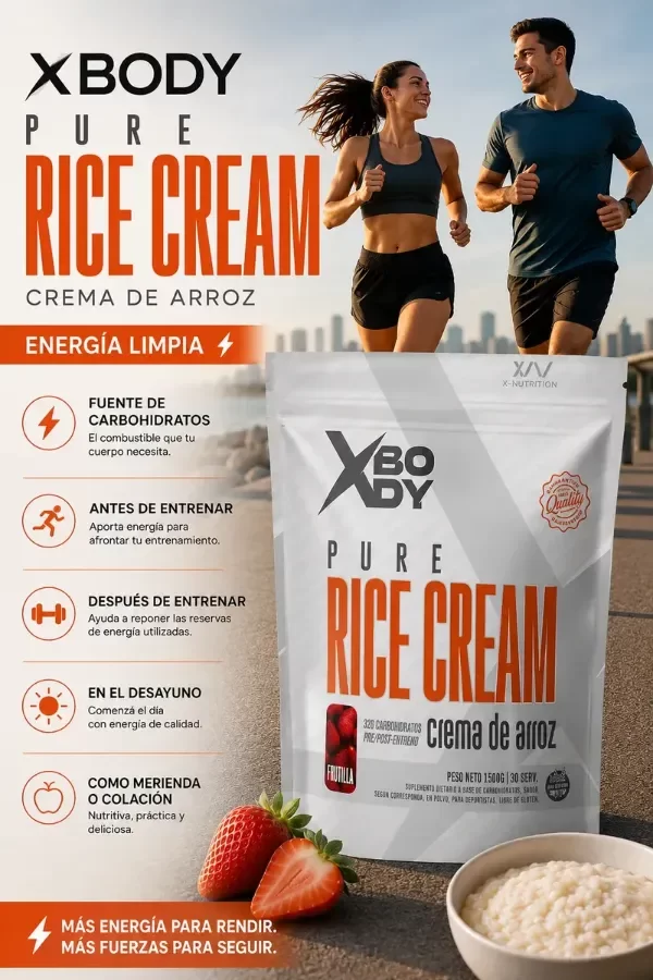 Producto - XBODY - Pure Rice Cream 1,5 KG (sabor neutro) - 3