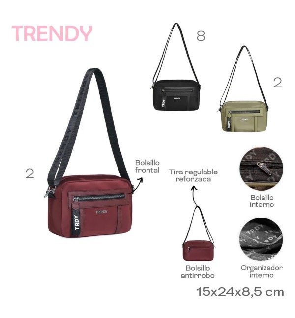 Producto - Bandolera Trendy Tela Verde - 2