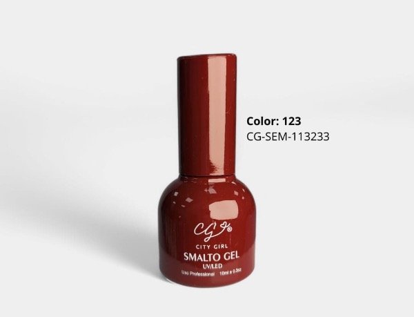 Producto - Esmalte city no 123 (bordó)