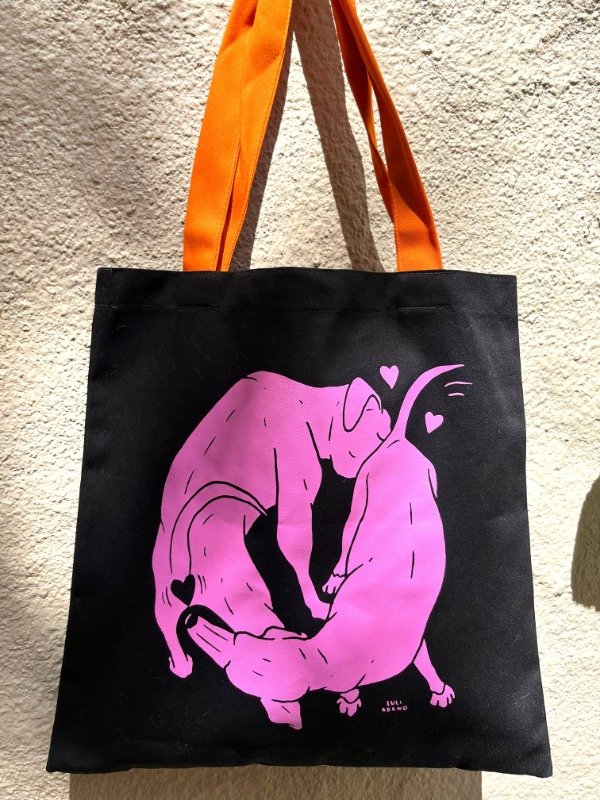 Producto - Tote KÉSELAMOR - rosa naranja -