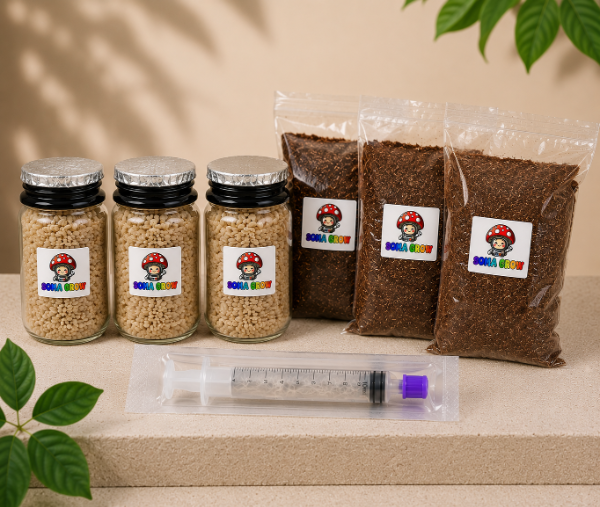 Producto - Kit Hongos Cultura Liquida Mediano