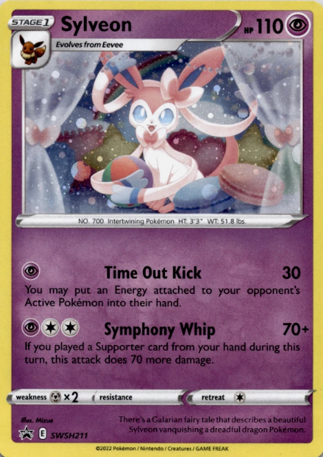 Producto - Sylveon swsh211 - Sword and Shield Promo Holo Cosmos