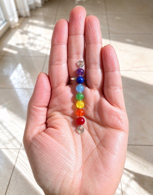 Producto - Amuleto- Alpaca- 7 chakras- centros energéticos- reiki- dije- piedra natural