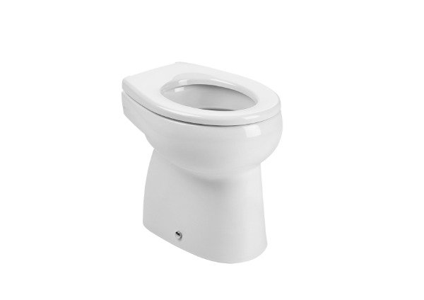 Producto - Inodoro corto infantil de pie con salida vertical y fondo plano Baby