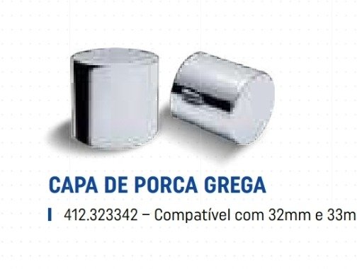 Producto - Tapa tuerca griega