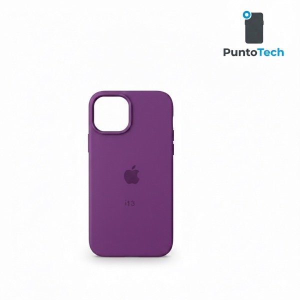 Producto - Silicon case iPhone 13/14  violeta