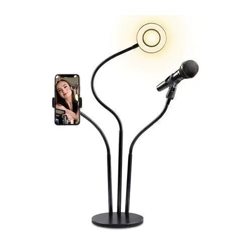 Producto - Aro Led con Soporte de celular y Micrófono