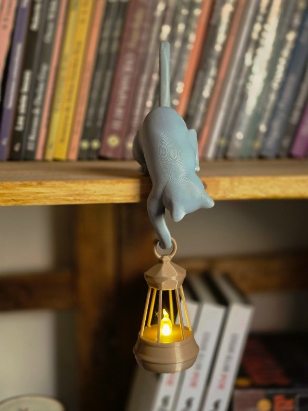 Producto - GATO CON FAROL PARA BIBLIOTECAS - 6