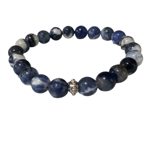 Producto - Pulsera de Piedra Natural Sodalita Clara