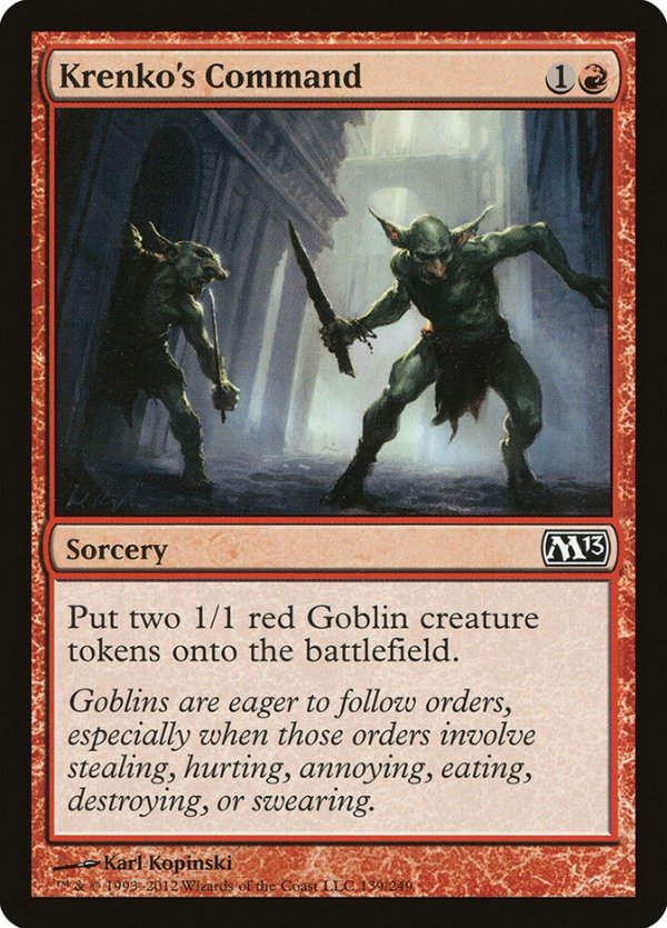 Producto - Krenko's Command #139  Magic 2013