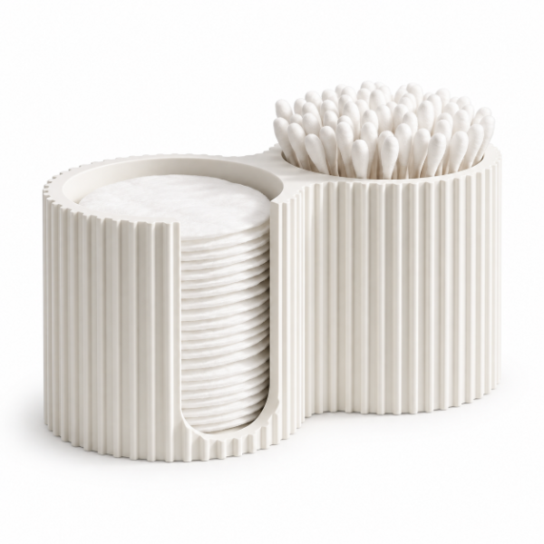 Producto - Organizador de Baño para hisopos y discos de algodón - 0