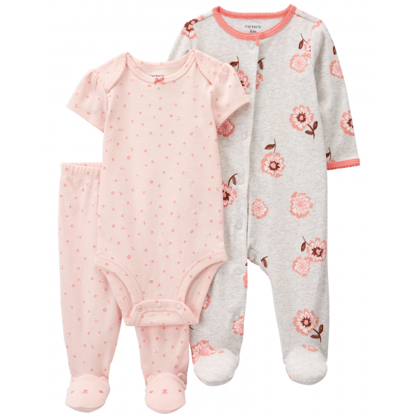 Producto - Set x 3 piezas Carter's flores
