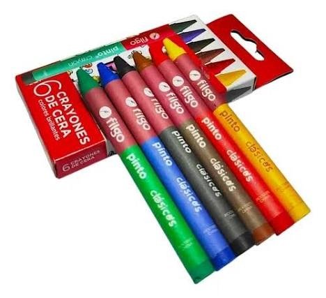 Producto - Crayón Escolares Estuche de 6