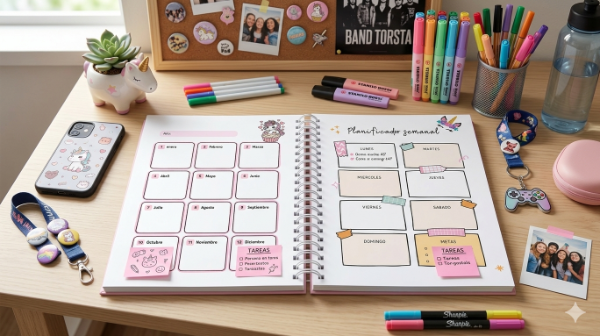 Producto - Cuaderno Digital Unicornio A5 - Kit de Organización y Planificación PDF - 1