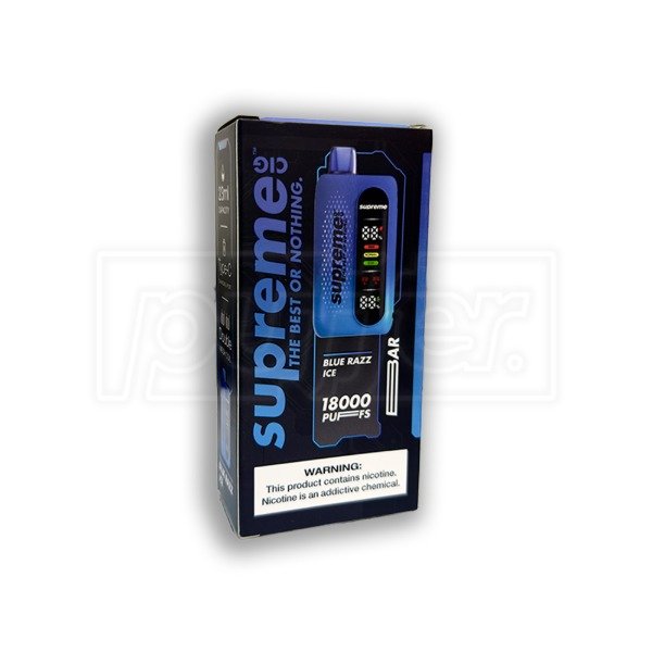 Producto - Supreme Cig  - Blue Razz Ice (18.000 PUFFS)