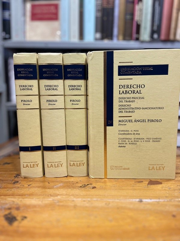 Producto - Legislación Usual Comentada  Derecho Laboral Pirolo.