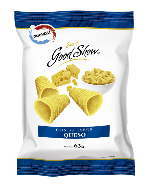 Producto - Good Show Conos Sabor Queso 63 gramos