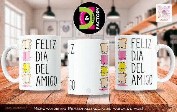 Producto - Taza Día del Amigo - TZ-RT-BL-11OZ-281-FES-DDA