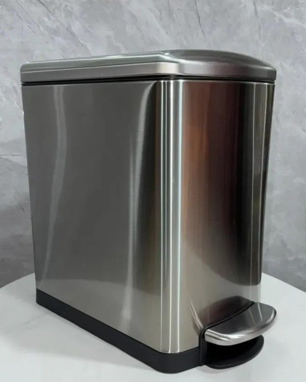 Producto - Tacho Basura Slim A Pedal De Acero Inoxidable 20L - 1