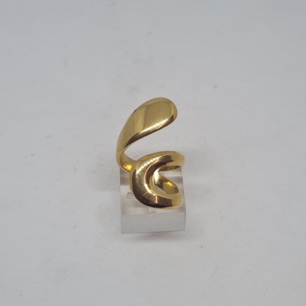 Producto - Anillo dorado ajustable liso