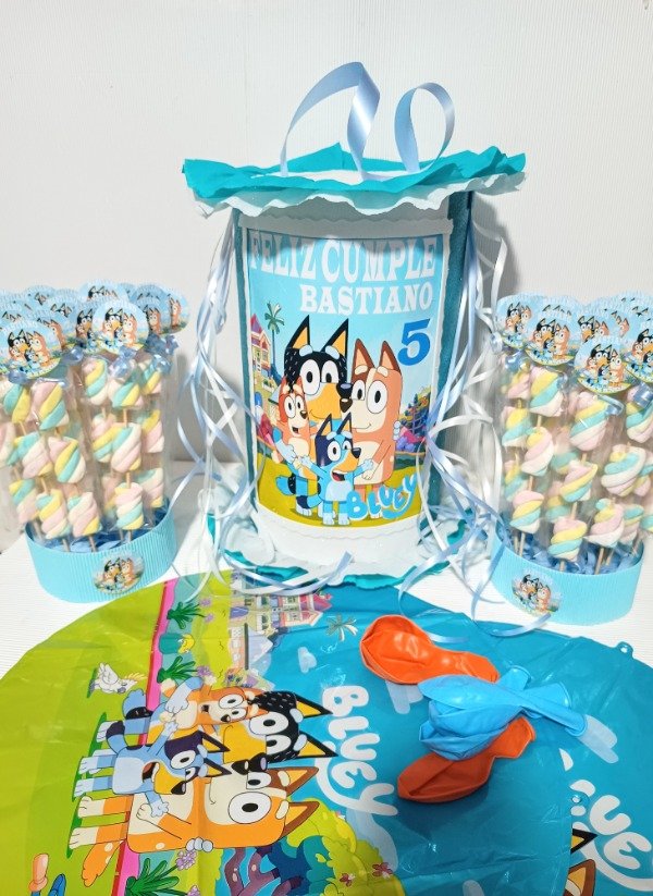 Producto - Piñata bluey tubo sin golosinas