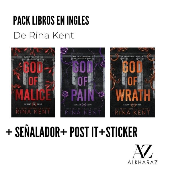 Producto - PACK LIBROS EN INGLES LEGACY OF GODS 1,2,3
