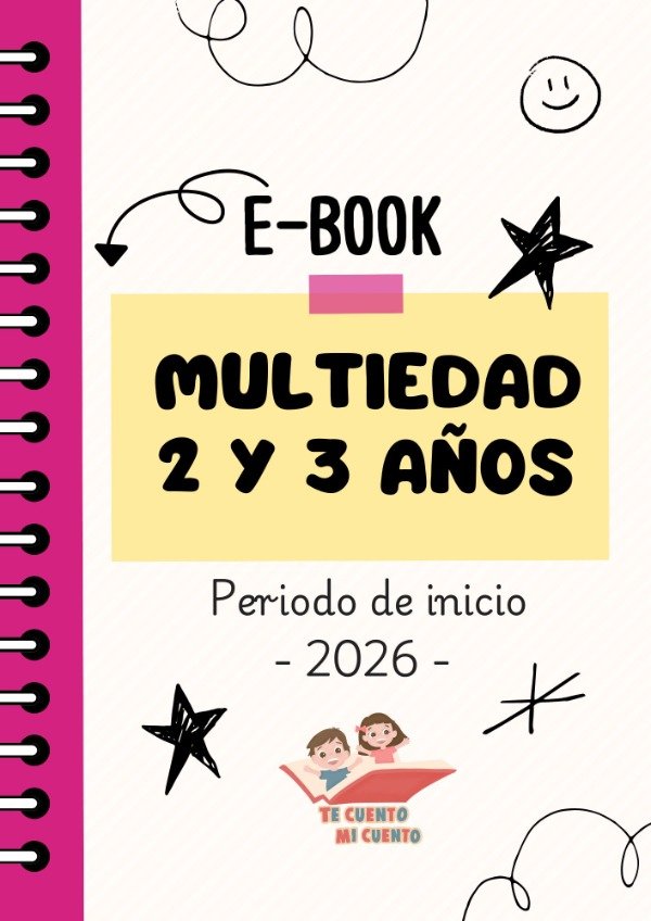 Producto - E-book Multiedad 2 y 3 años - Periodo de inicio -