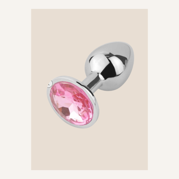 Producto - Plug Anal Metálico Small con Strass - 1