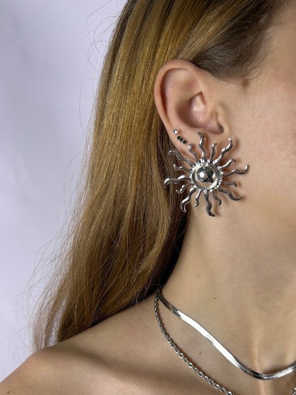 Producto - AROS SOL PLATEADOS 0030