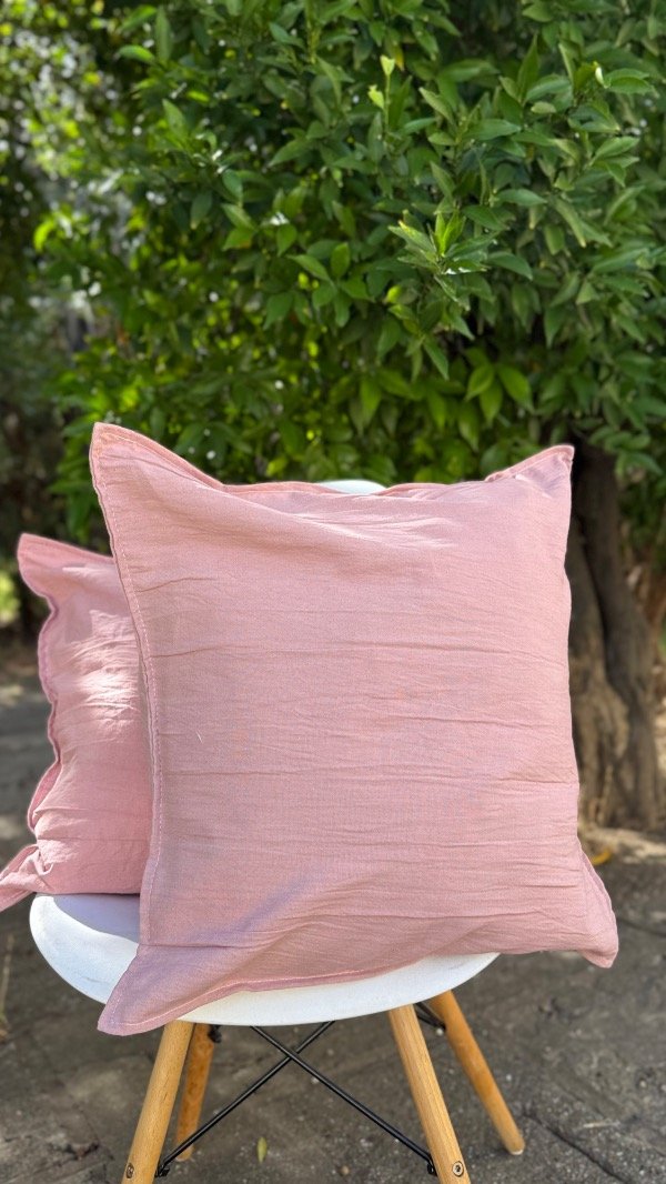 Producto - Almohadón Rosa Viejo Tusor - 3